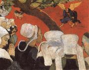 Paul Gauguin Jacob Wrestling with the Angel France oil painting artist